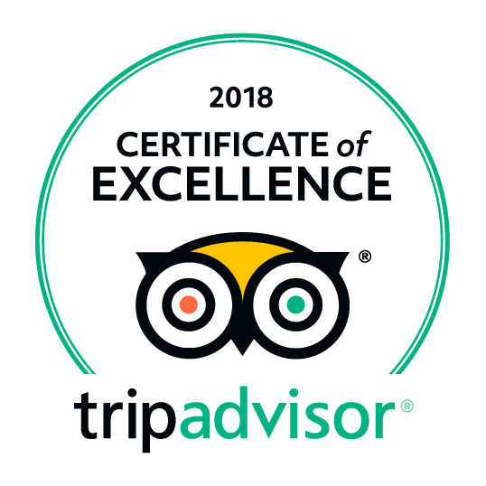 Trip Advisor Certificate of Excellence 2018